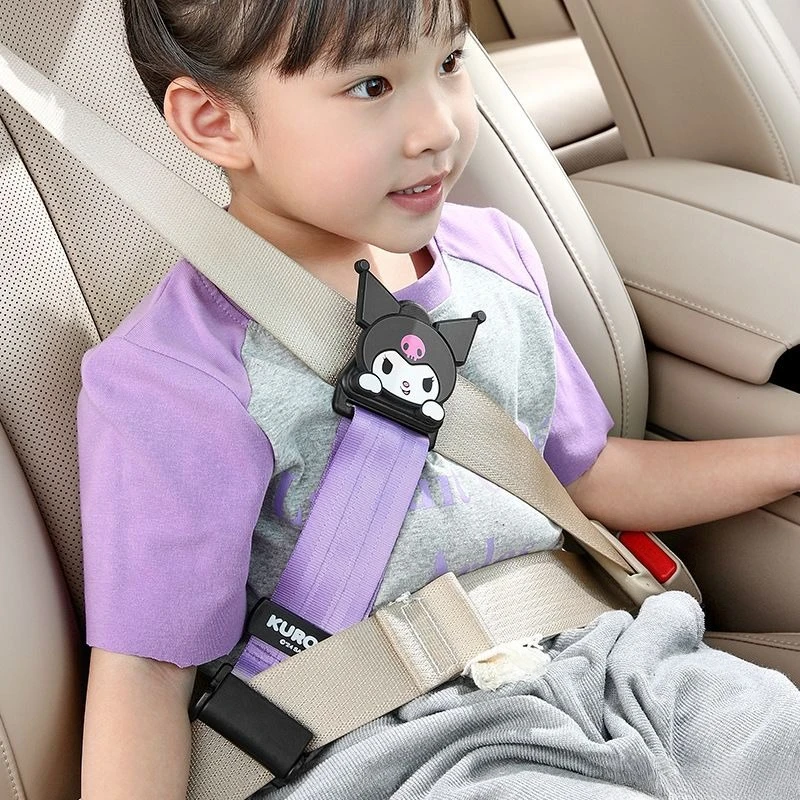 Sanrio Kuromi Car Seat Belt Holder My Melody cartoon Exquisite Children's Seat Belt Adjustment Holder Anti-Strangle Extender