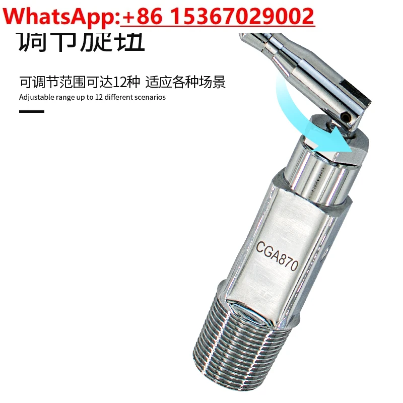 

Клапан кислородного баллона/аксессуары/аксессуары для бутылок Кислородный клапан QF-2/CGA870 Клапан