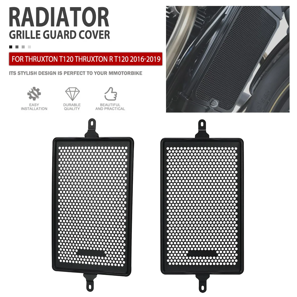 

Radiator Guard For Thruxton T120 Thruxton R T120 2016 2017 2018 2019 Motorcycle Radiator Grille Cover Protector Accessories Part