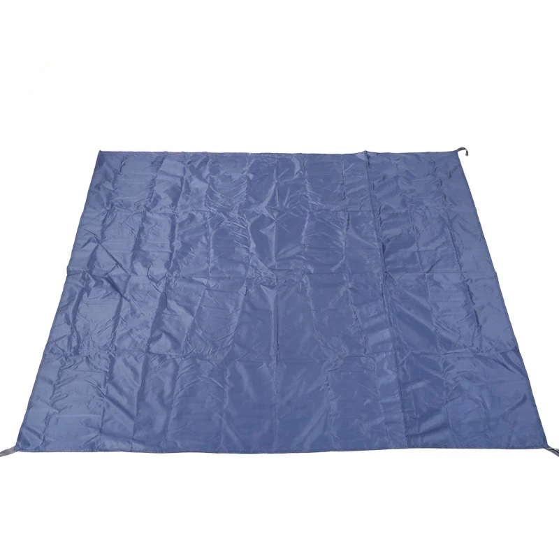 Outdoor Double-Person Tent Matching Rainproof Oxford Cloth Picnic Moisture-Proof Floor Mat Cloth Outdoor Camping Wear-Resistant