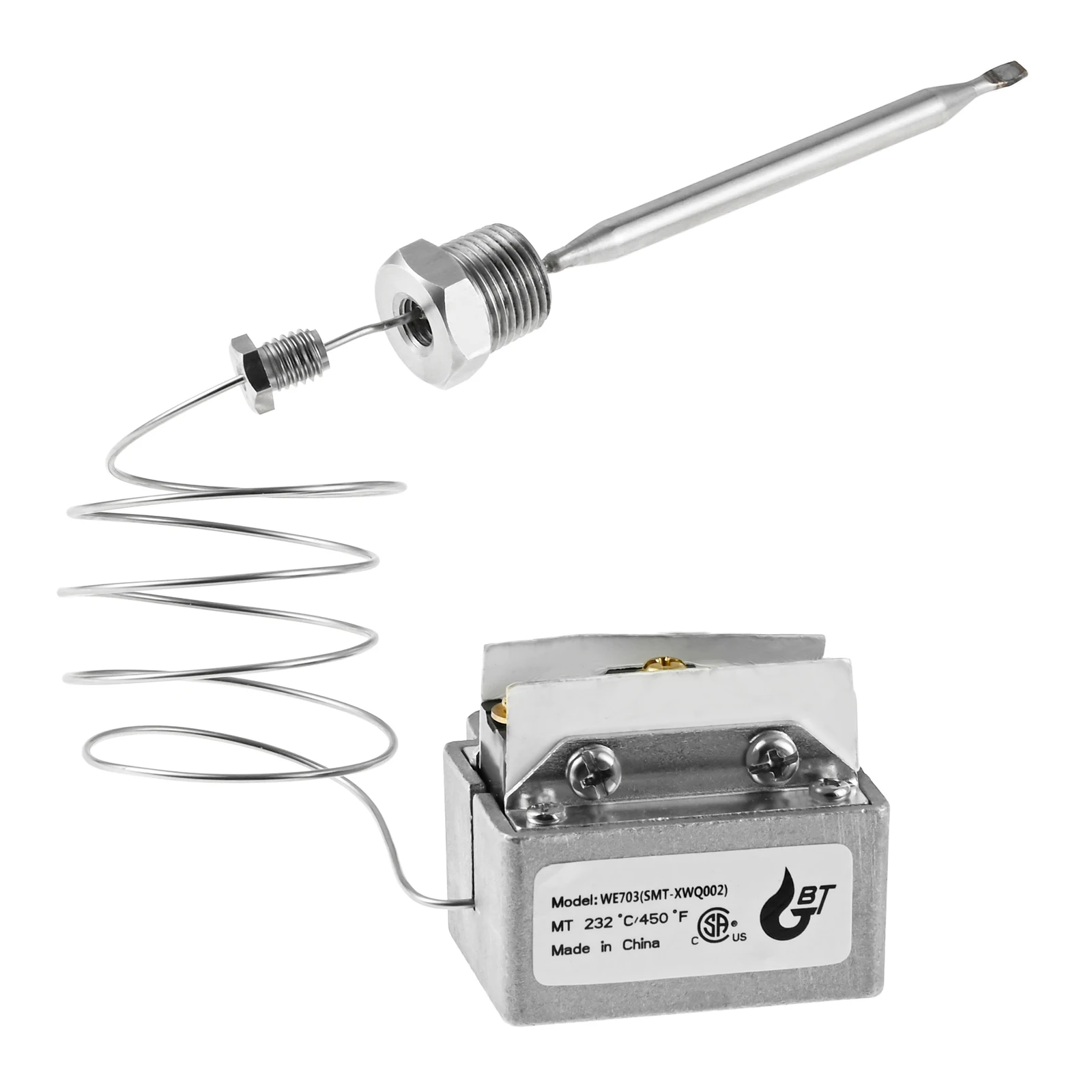 1177 High Limit Fryer Switch LCCM080360000 Hi Limit Safety Cut Out Thermostat for Gas Fryer Model IF Series,IF-BL Series