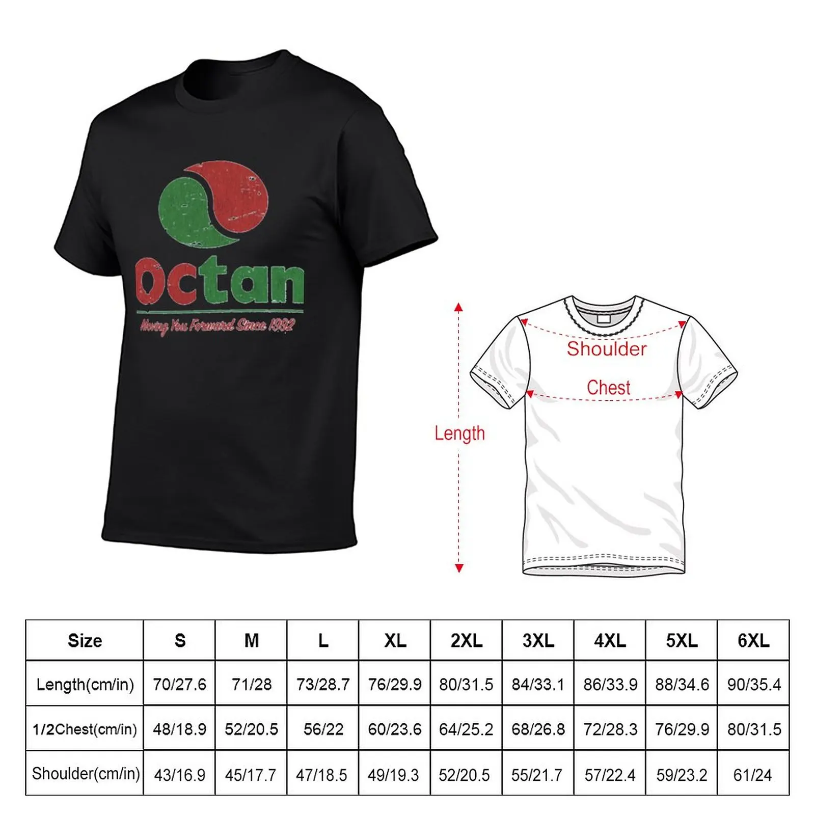 New Octan Vintage 1992 T-Shirt graphic t shirts blondie t shirt tshirts for men