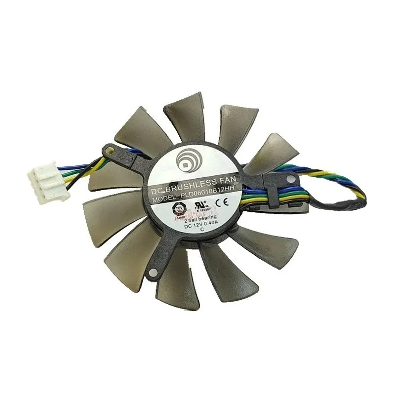 6010 Frameless 12V Fan Diameter 5.5cm Dual-Bearing Four-Wire Graphics Card Cooling Aluminum Fan
