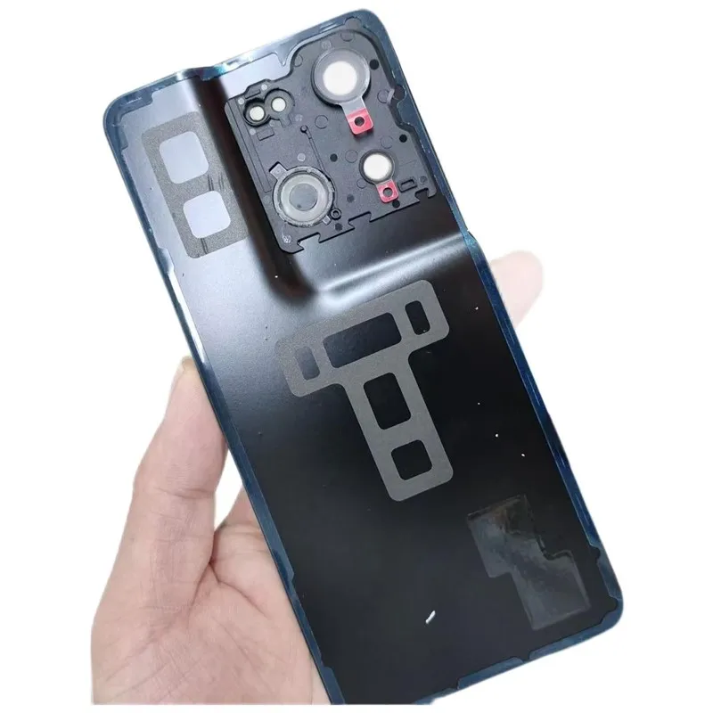Battery Cover For Oppo Reno 8 Pro+ Reno8 Pro Plus Back Housing Glass Rear Door Panel With Camera Lens Replacement Repair Parts