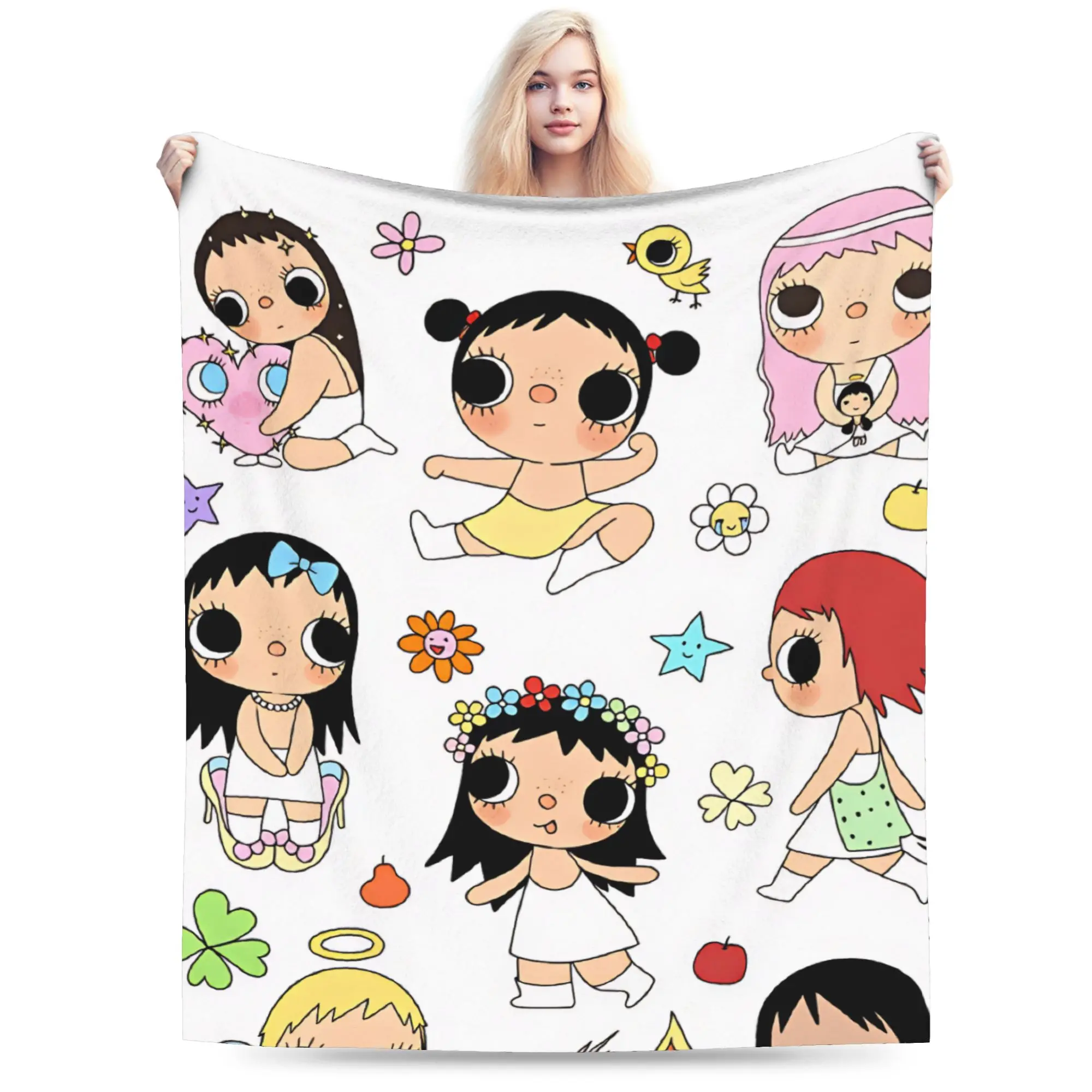 YuY Soft Blankets  Kids Plush Throw Blanket Aesthetic Living Room Flannel Bedspread Sofa Bed Cover