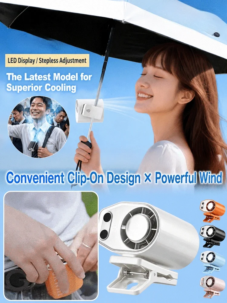 Clip On Cooling Fan Portable Table Fan Desk Mini Air Cooler 16 Degrees Lower Cooling Effect For Office  Dormitory Student Home
