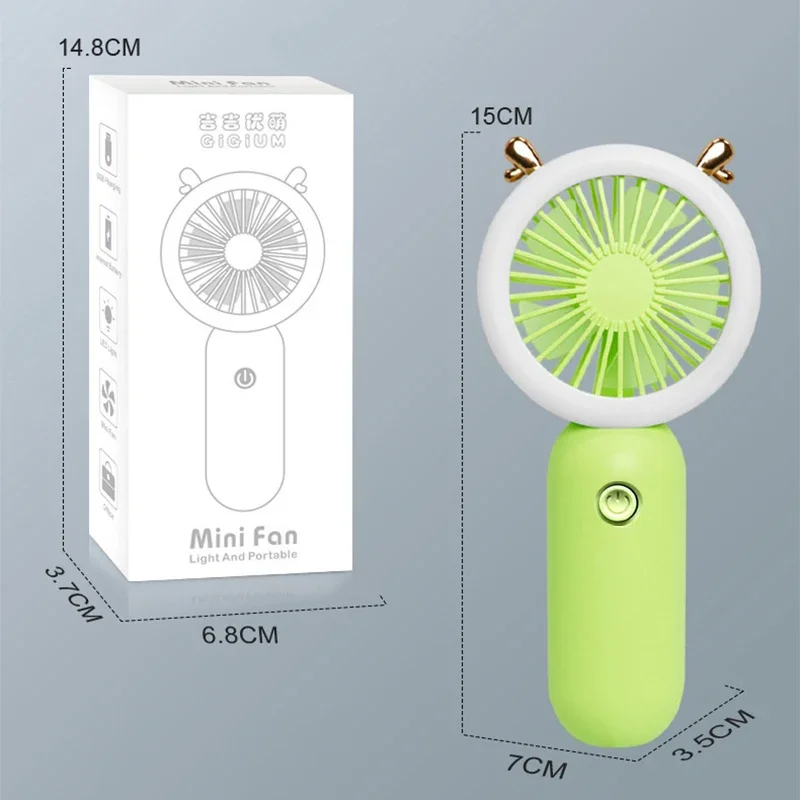 USB Rechargeable Mini Portable Fan - Travel & Shopping Hand Fan - Strong Wind Pocket Air Cooler Air cooler portable Desktop fan