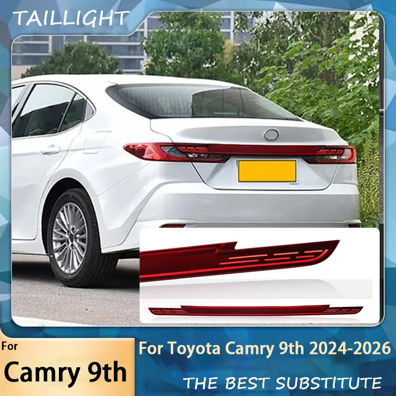 LED Through Tail Light for Toyota Camry 2024-2026 LED Running Light Assembly Dynamic LED Running Lights with Sequential