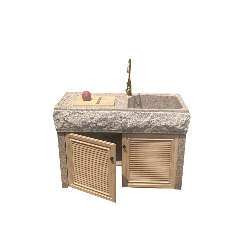 

Marble laundry pool garden outdoor console stone pool villa courtyard whole stone integrated sink basin