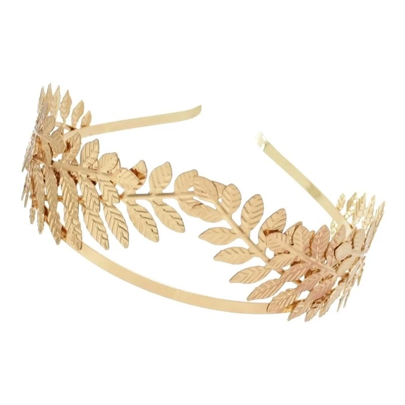 Halloween غطاء الرأس عصابات رأس العروس ملحق الشعر الزهري اليوناني لحفلات الأزياء المألوف #4