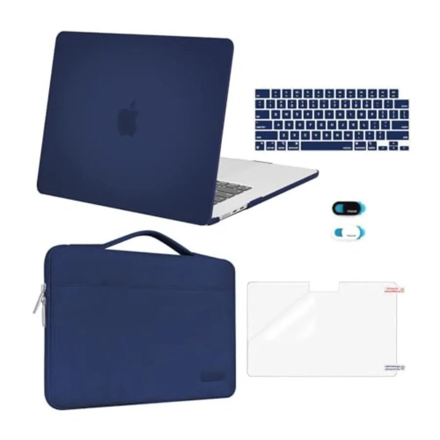 

Compatible with MacBook Air 15 inch Case M5 2026 M4 2025 M3 M2 2024 2023 A3448 A3241 A3114 A2941, Protective Hard ShellandCarry