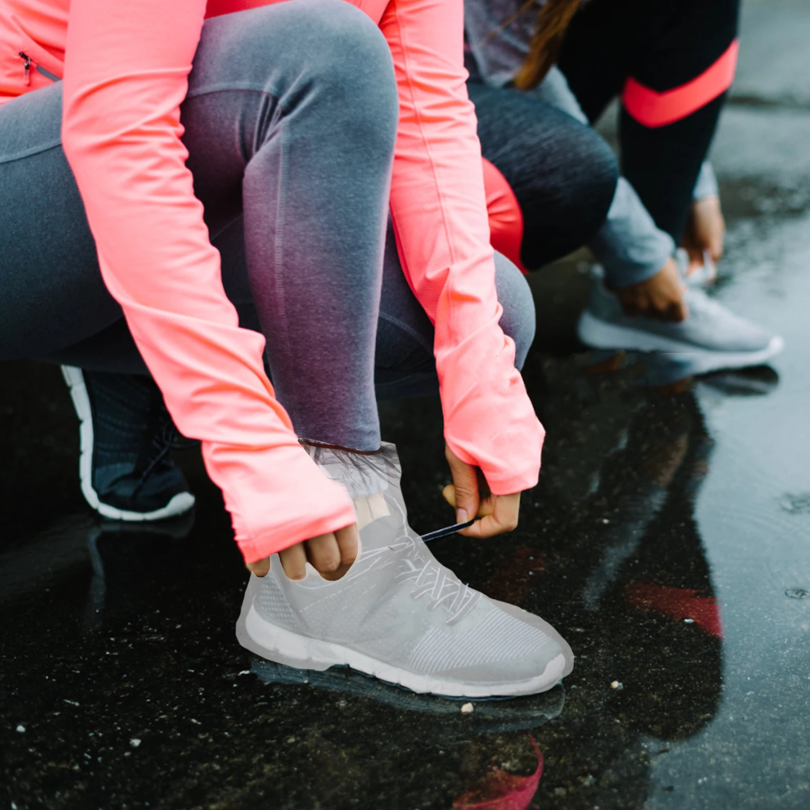 

Waterproof Shoe Covers: Disposable Rainproof Boot Protectors Non Slip Overshoes For Outdoor Travel Durable Thickened