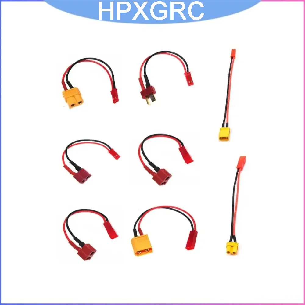 

Кабель-переходник XT60 XT30 к JST, 10 см, 20AWG, силиконовый провод для Lipo батареи, RC Drone, FPV, светодиодный светильник, подключение питания HPXGRC