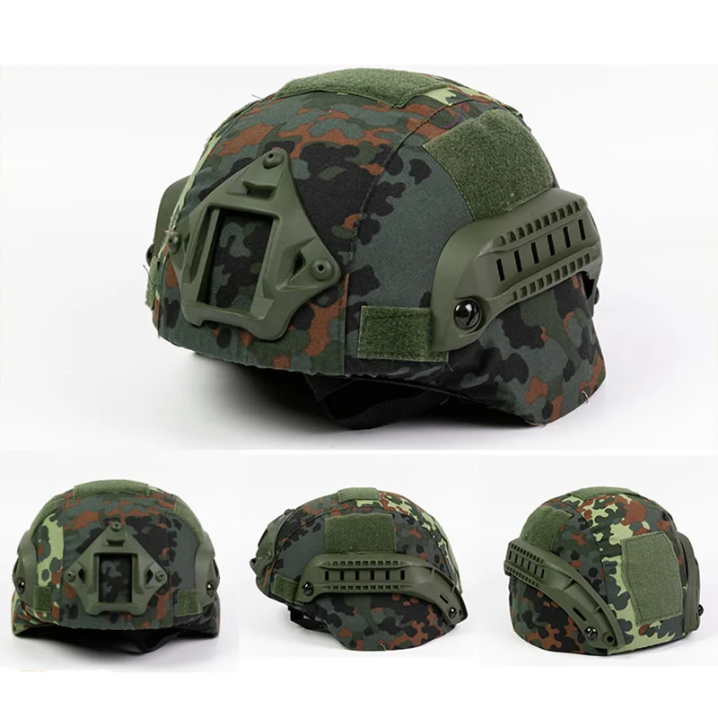 MICH2000 Helmet Cover Outdoor Airsoft Sports Helmet Accessory Tactical Camouflage Helmet Protective Cover Cloth for MICH Helmet