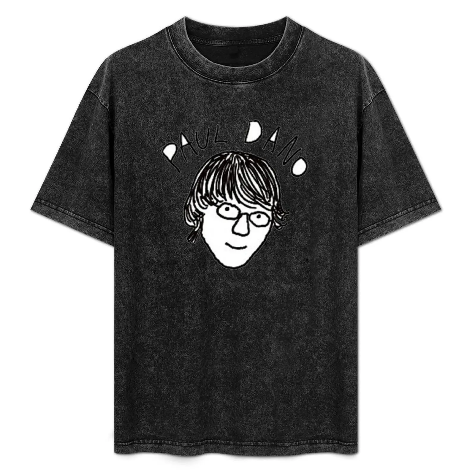 

Badly Drawn Paul Dano T-Shirt Daily Work Short Sleeve Top