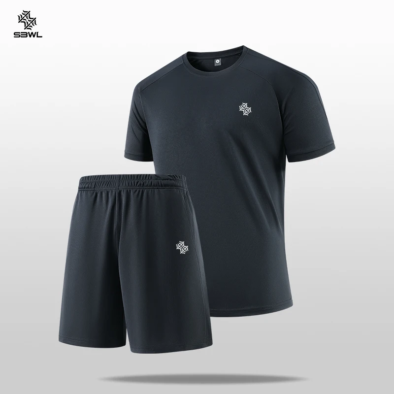 SBWL High-quality Men's and Women's Sportswear, Casual Short-sleeved and Short-shorts Sets