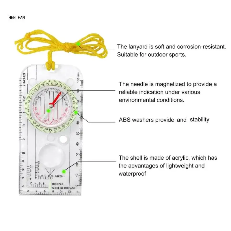 

Pocket Compasses Orienteering Compasses Outdoor Camping Navigation Tool M89D