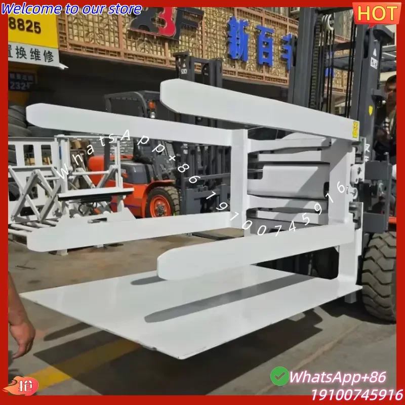 2026Hot New Stainless Steel Forklift Attachment Turnaload Clamp 360-degree Rotation for Easy Pallet Exchange or