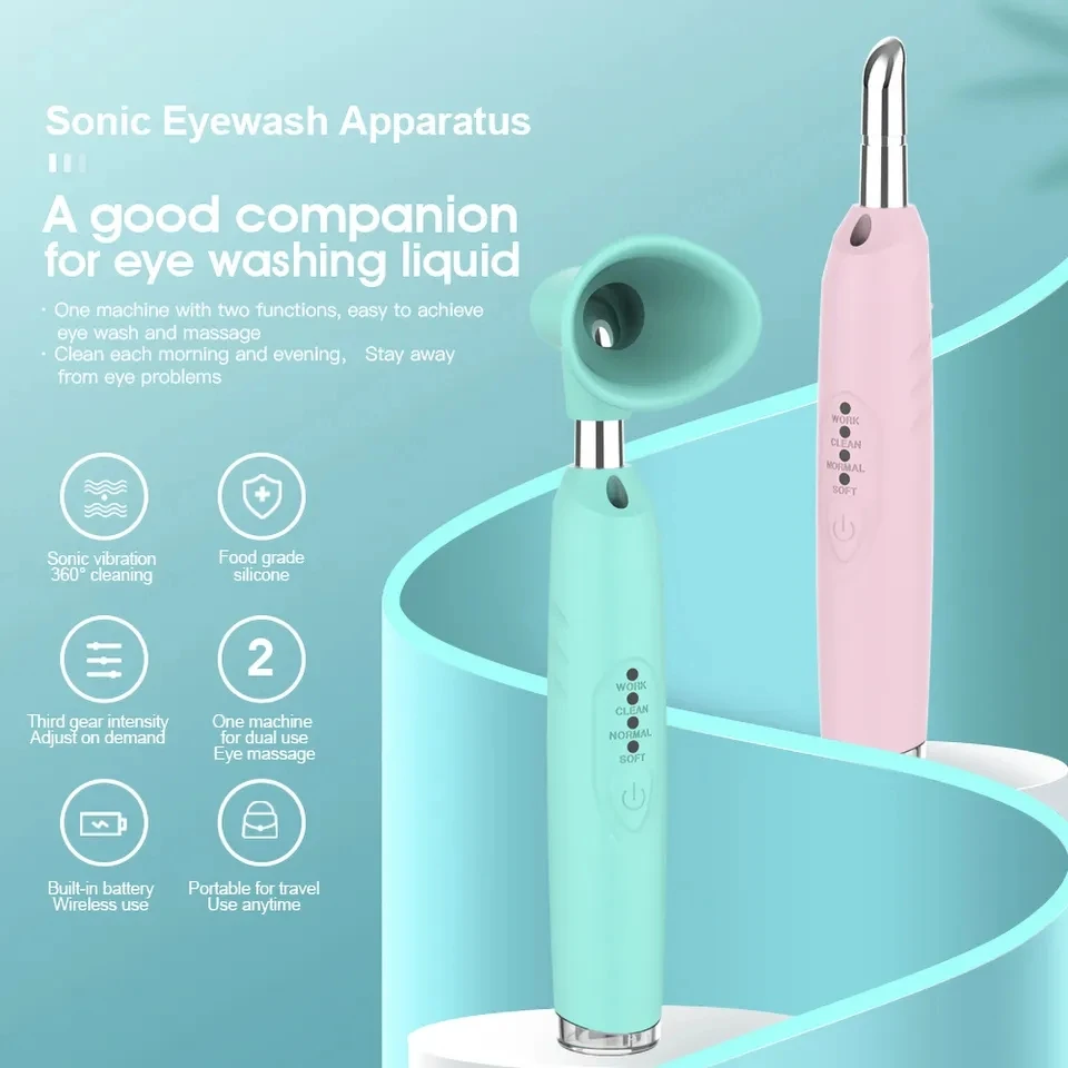 Three-in-one eye care and eye washer Acoustic wave eye washer relieves eye fatigue, moisturizes and beautifies eyes