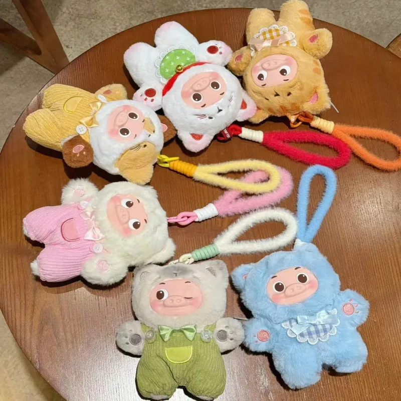 2025 ใหม่ Lazhuzhu GG Bond Pig Surprise กล่องตาบอดไวนิลรูปโดย TOPTOY - พวงกุญแจน่ารักของเล่นสะสมของขวัญ