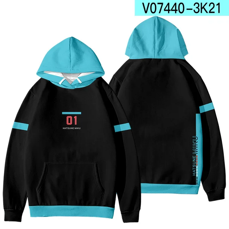 Kawaii Cartoon Hatsune Miku Anime-Charaktere Winter 3D-Druck Reißverschluss-Cardigan Kapuzenpullover Freundschafts-Überraschung Geburtstagsgeschenke – Detail 9