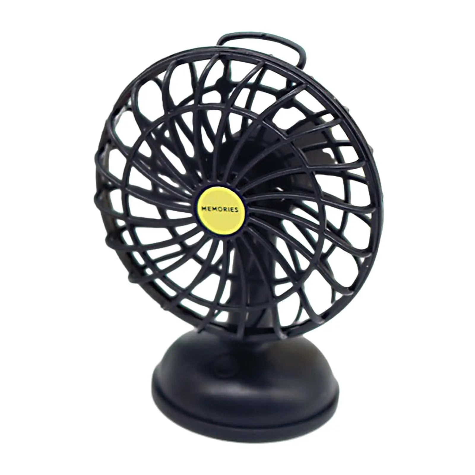 Ventilateur de bureau de maison de courses, vitesse réglable, mini brittop, faveurs de fête, mini pièce, micro accessoire de paysage, 1:12, 1:6