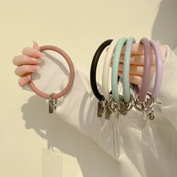 Silicone ring  Lanyard for IPhone Anti-Lost Bracelet for Samsung Mobile Phone Case Wrist Strap Car Keychain Cute Phone Charm