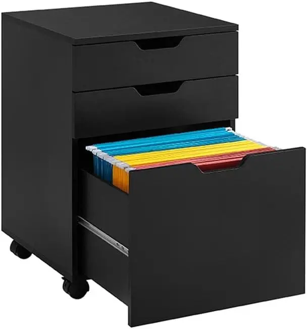 خزانة الملفات المتنقلة من أليس (أسود) - OVAMYOFCCBB #6