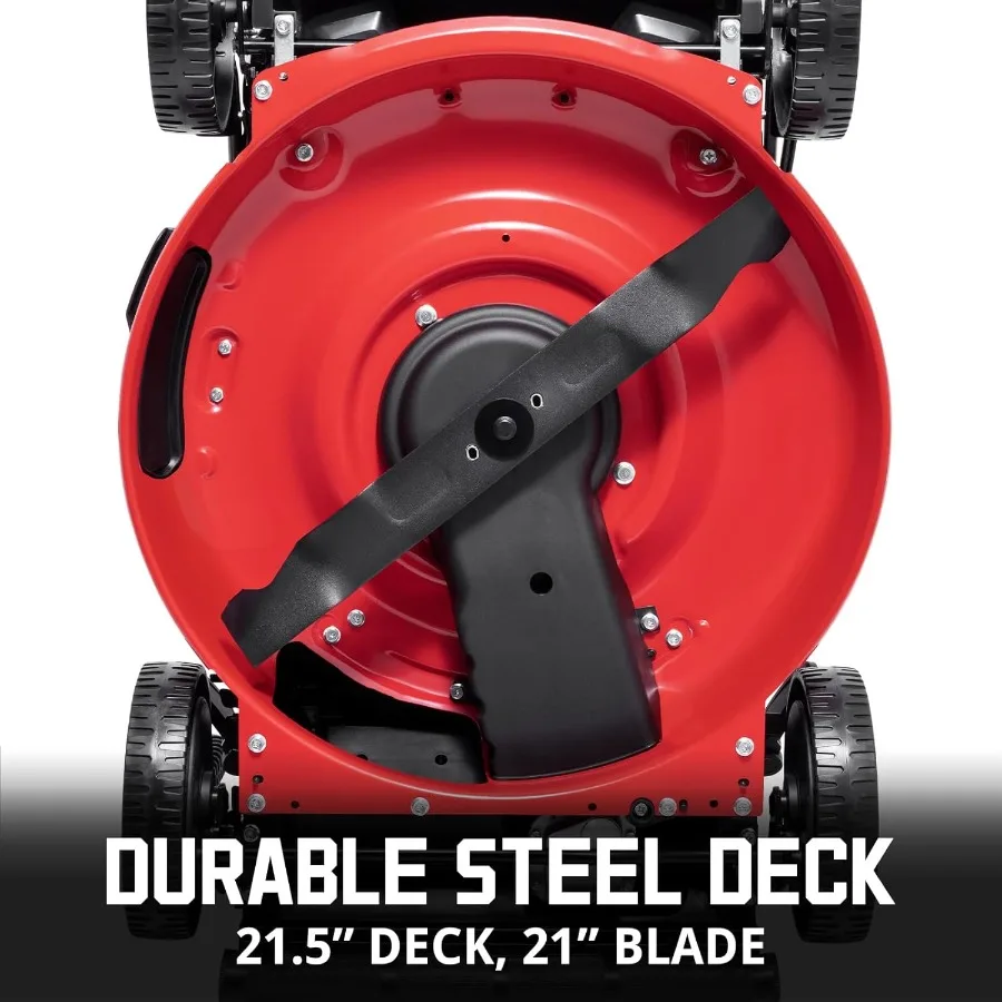 جزازة العشب بالغاز مقاس 21 بوصة مع محرك 144cc 4Cycle OHV للعناية بالعشب الفعالة 2in1 وظيفة التفريغ الجانبي 2Pos #5