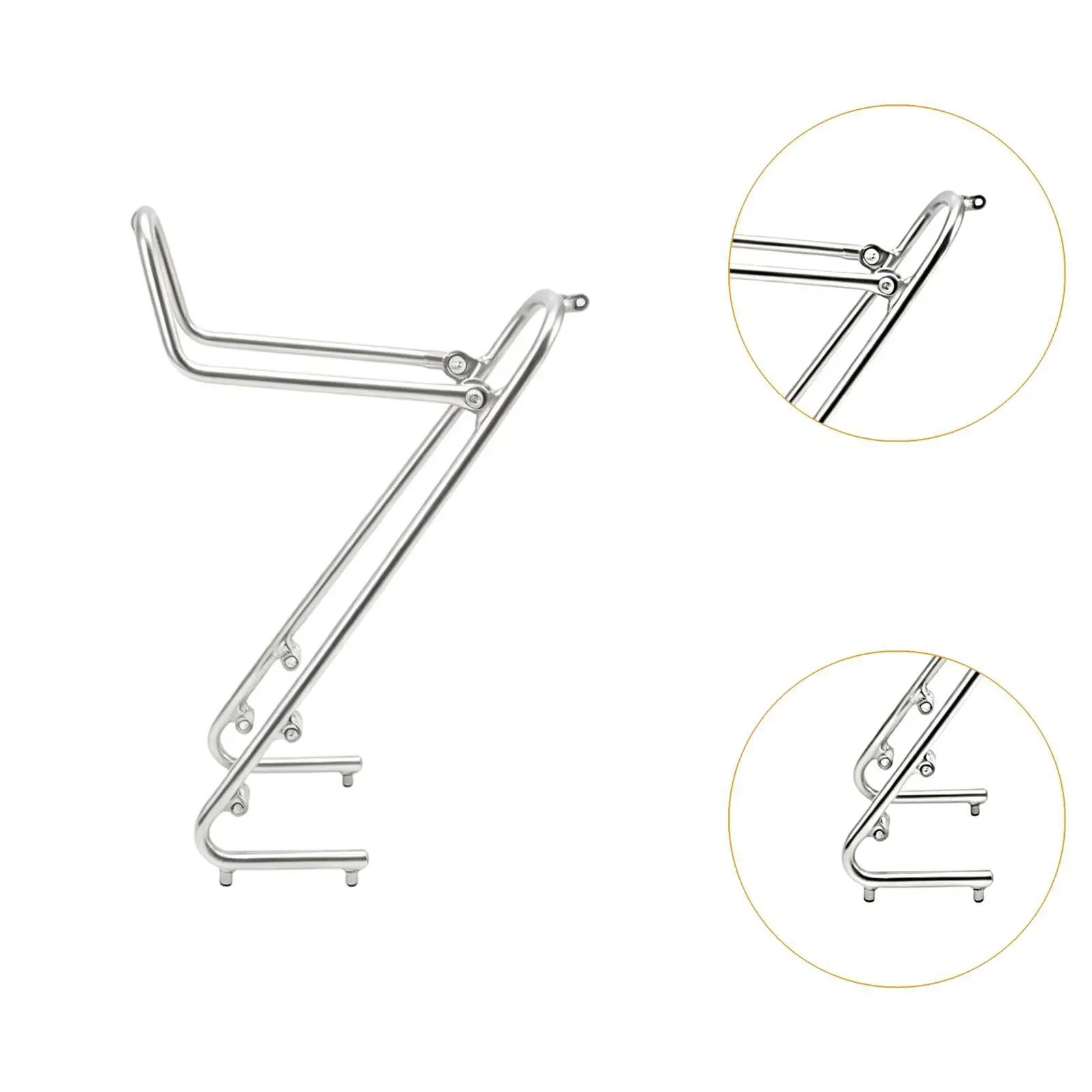 Portabultos delantero bajo para bicicleta con portaequipajes de aluminio para perro y gato - imagen 2