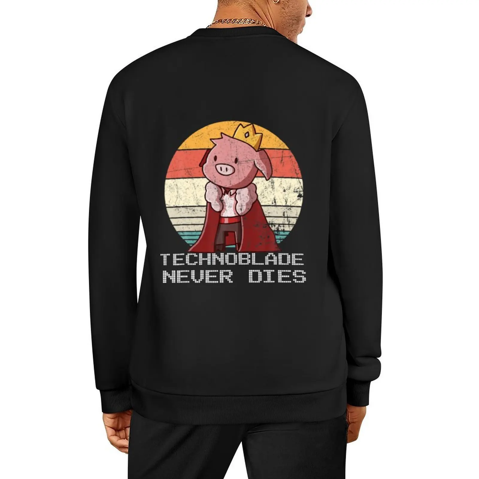 

Technoblade Never Dies Pullover blouse fashion men mens designer clothes tracksuits men's sweatshirt