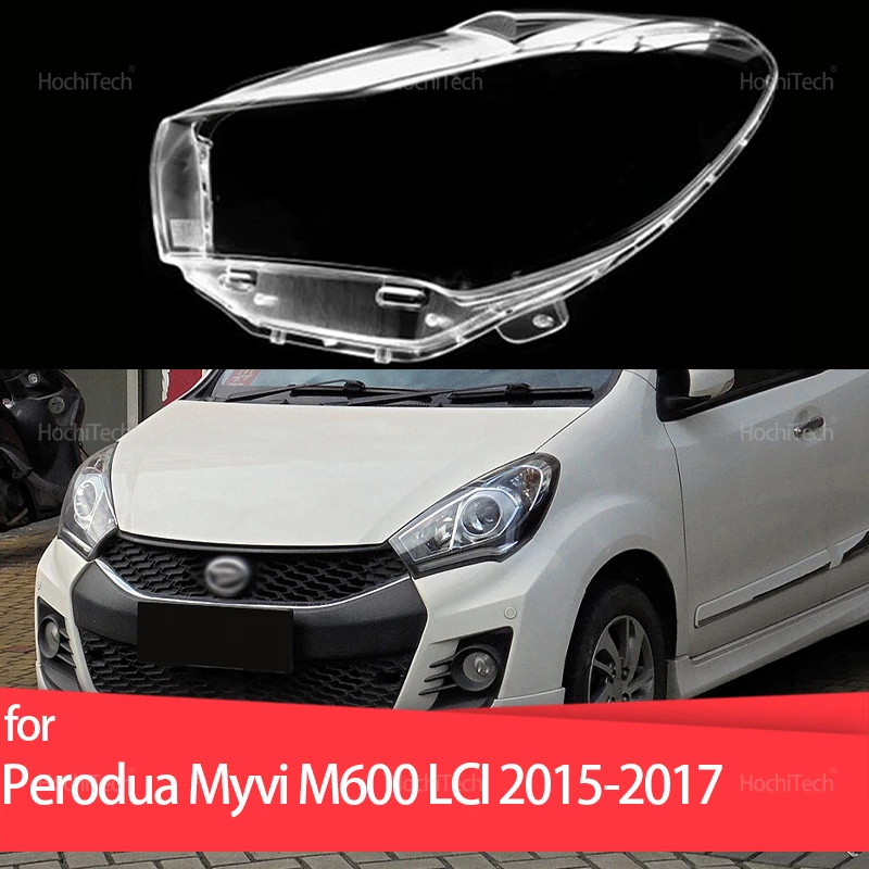 

For Perodua Myvi M600 LCI for Daihatsu Boon Sirion 2015-17 Transparent Glass Lamp Headlamp Cover Headlight Cover Shell Lampshade