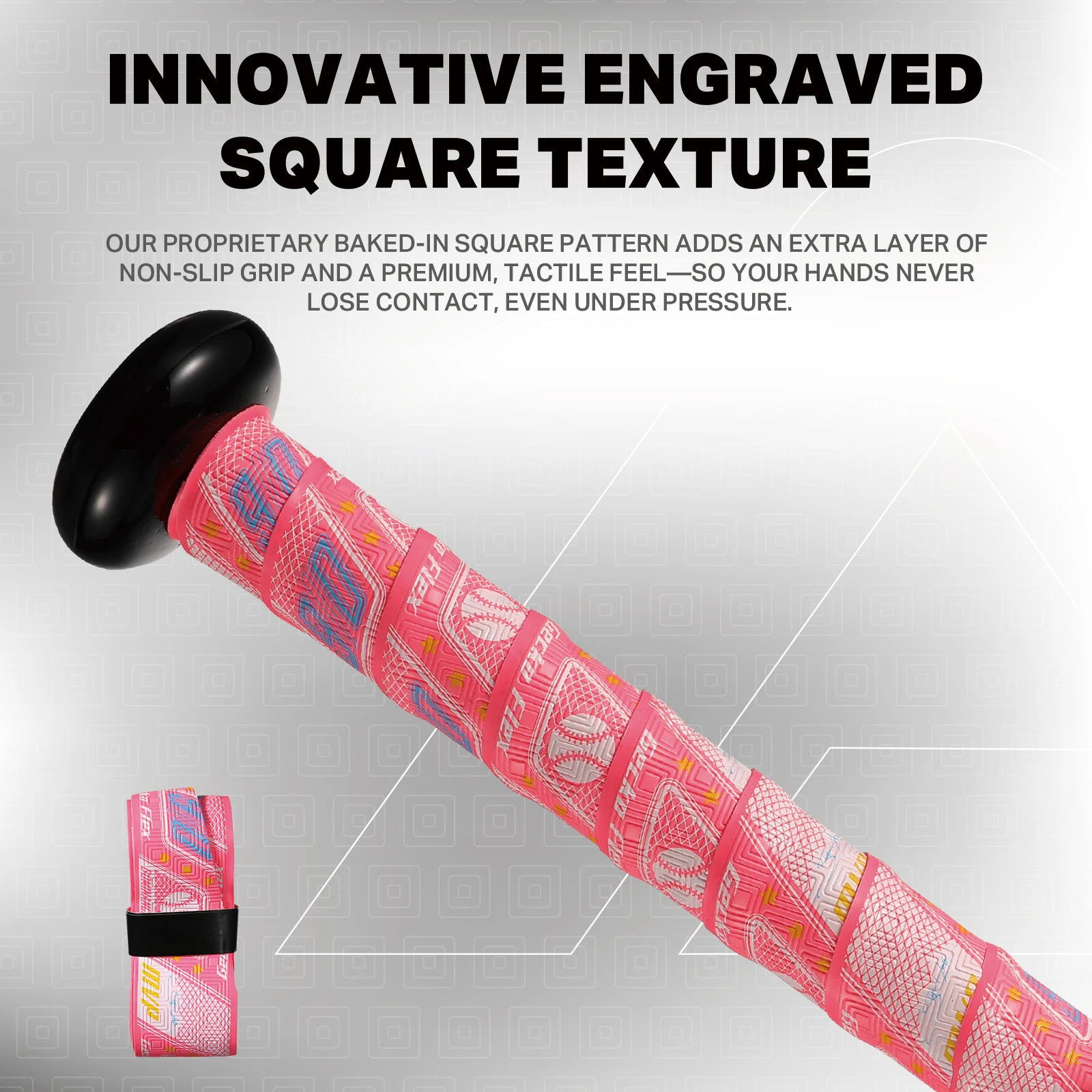 AMASPORT 20/40/60 Buah Pita Pegangan Kelelawar untuk Bisbol Beberapa Warna Performa Segala Cuaca Pita Pembungkus Kelelawar Bisbol Antiselip