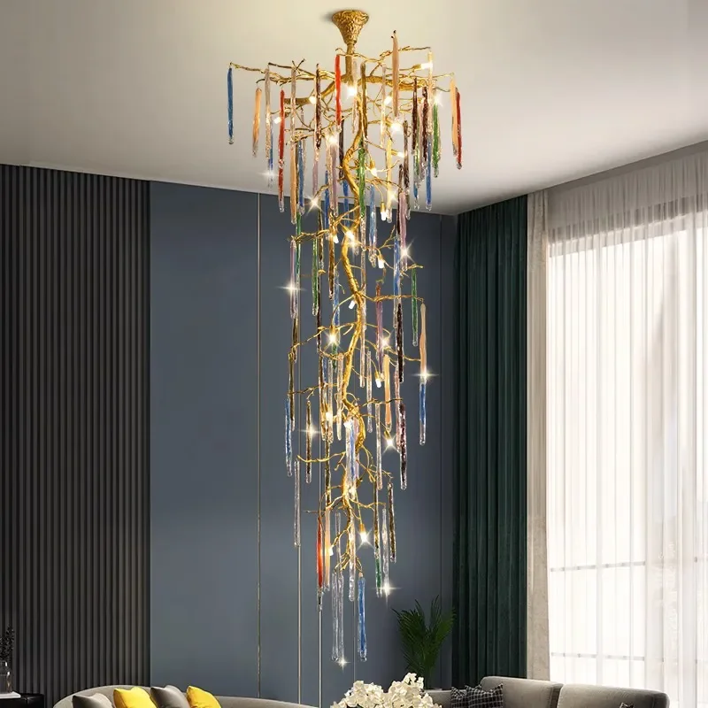 Nordic home decor dining room Pendant lamp lights indoor lighting crystal lamp hanging light chandelier lamps for living room