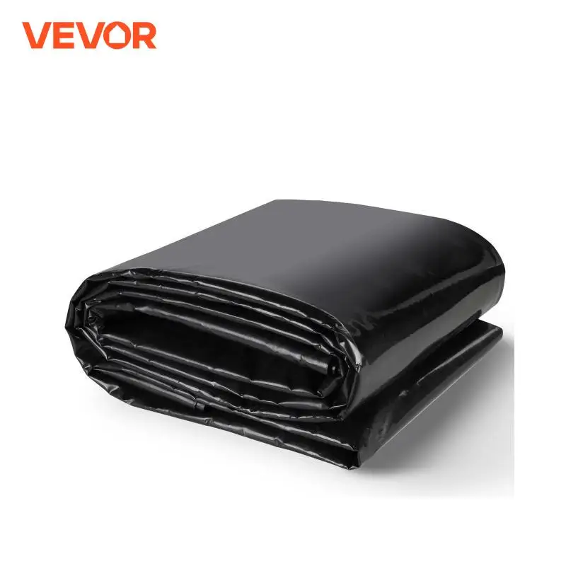 VEVOR 10 x 13Ft Pond Liner  20/45 Mil Thickness  Pliable LLDPE Material  Easy Cutting Underlayment for Fish or Koi Features 