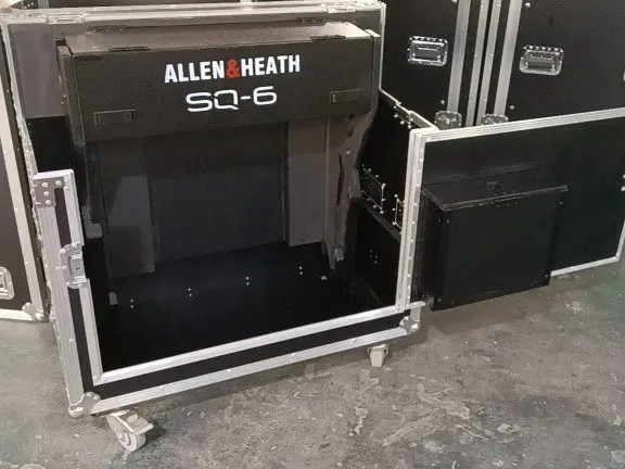 2026 Allen Heath SQ6 Mixer Flight Case Hydraulic Cabinet Shockproof Box