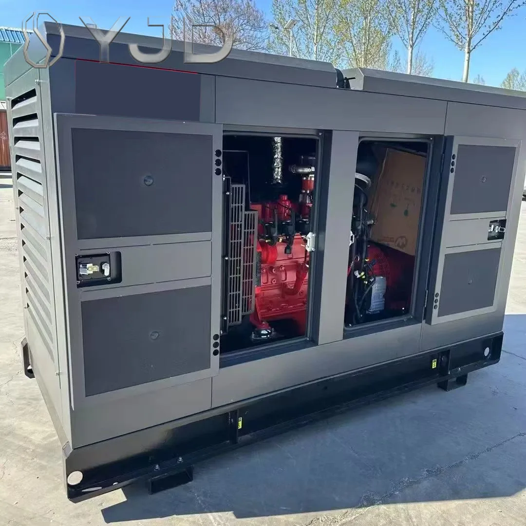 Cumming 50Kw 100kw 200kw 300kw 50/60Hz 1500/1800Rpm Silent Gas Engine Gas Generator LPG CNG LNG Natural Gas Power Generators