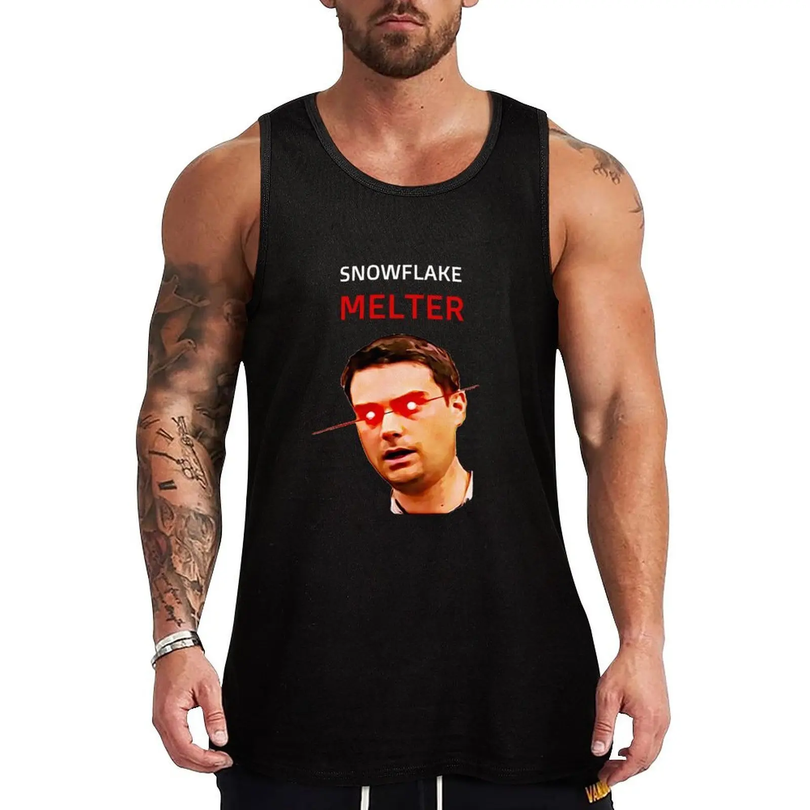 Ben Shapiro - Snowflake Melter Tank Top Sweat Wicking Tank Top Gym Workout Quick Dry Shirt