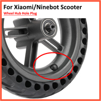 Solid Tire Wheel Hub Cap Rubber Plug for Xiaomi M365 Pro 1S Mi3 Electric Scooter for Ninebot Max G30 G30D G30LP Wheel Air Hole