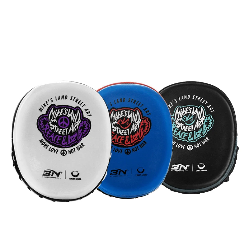 BN 1 Pair Microfiber PU Small Muay Thai MMA Boxing Pads Strike Target Punching Sparring Training Focus Mitts Target DEO