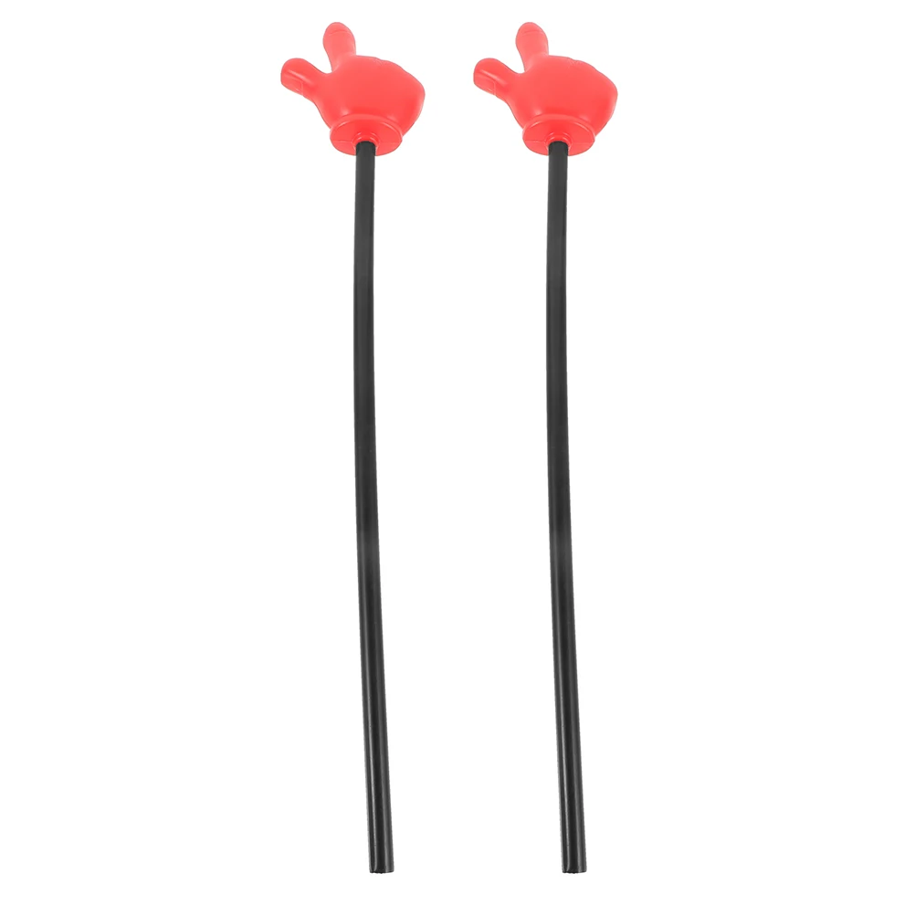 2 قطعة مؤشرات الاصبع مقاومة للخدش للمعلمين الفصول الدراسية القراءة الإيدز حفلة المزح مؤشر المزحة الحديث العصي