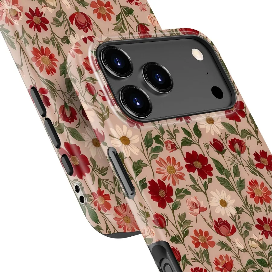 جراب iPhone 17 Pro - متوافق مع الشحن اللاسلكي - غلاف صلب مزدوج الطبقة وغطاء من السيليكون الناعم #2