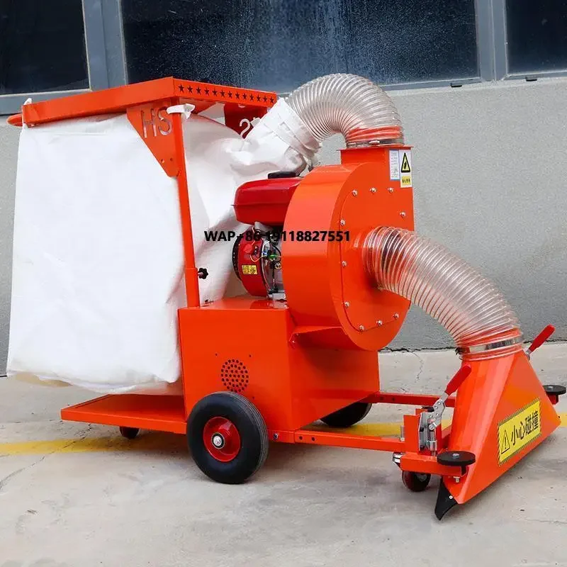 High Efficiency  Small Cart Vacuum Cleaner for Industrial Factory Dust Collection Maneuverable Design Woodworking Machinery