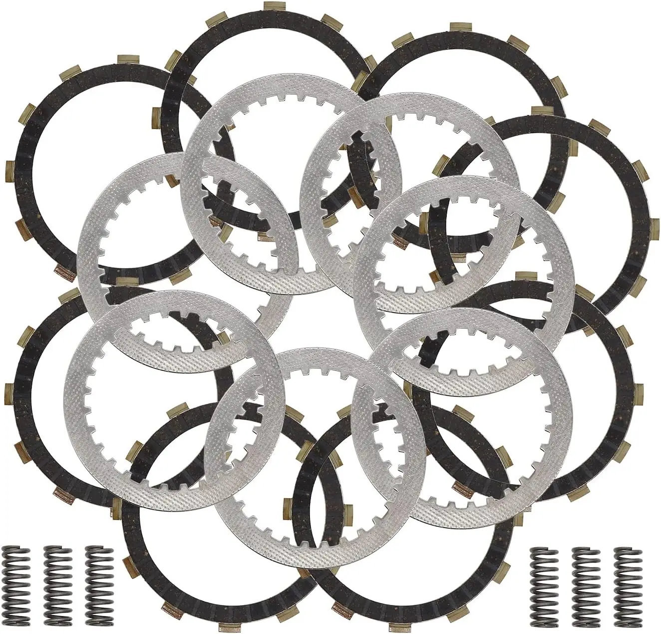 Clutch Kit Friction Plates Springs Gasket Compatible with Honda CRF450R 2002-2008 TRX450R TRX450ER