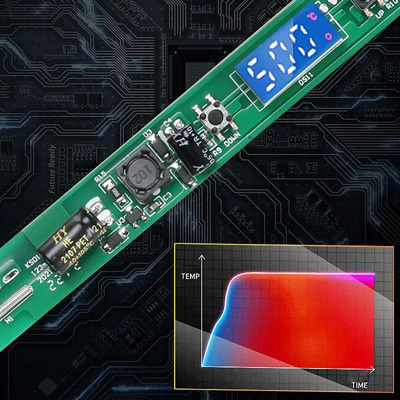 Display a LED saldatore 220V/110V/60Hz Display digitale Smart Chip penna per saldatura elettrica saldatore elettrico strumenti di saldatura