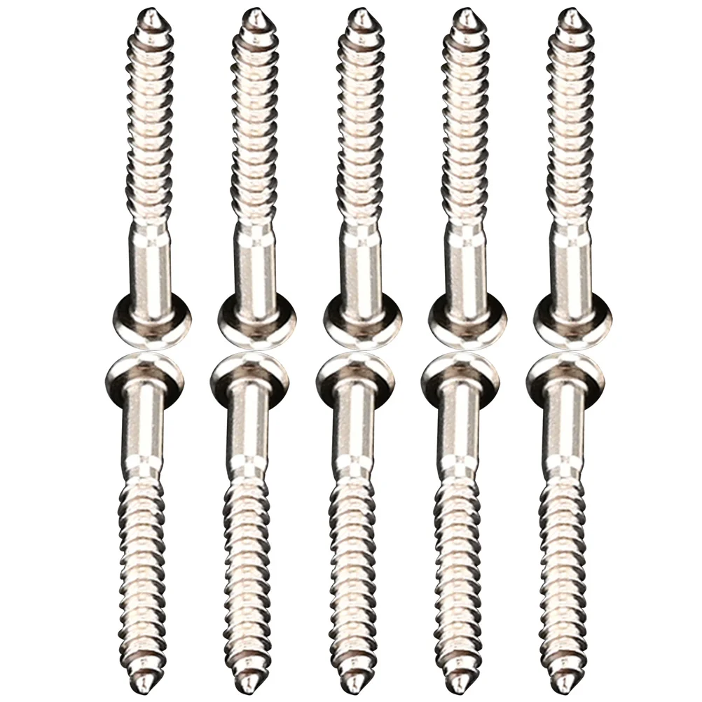 

10Pcs Guitar Bridge Screws Durable Metal Tremolo Mounting Screws Practical for Most Guitars Screw for Guitar Bridge