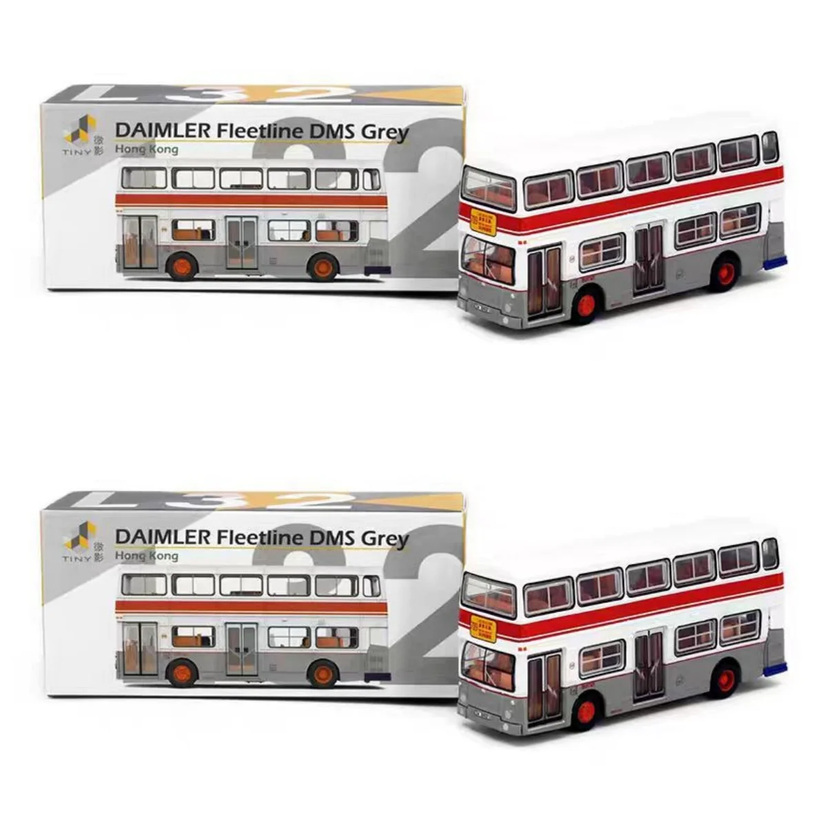 Tiny DMS Hong Kong Bus  1:110 DieCast Model Collection Limited Edition Hobby Toys