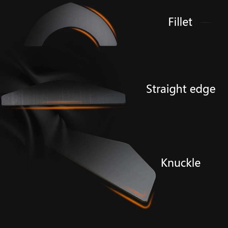 2 مجموعة صغيرة عملية لاسلكية استبدال مقاومة للاهتراء قدم الماوس الإنزلاق ملصق منحنى حافة الزلاجات ل G903