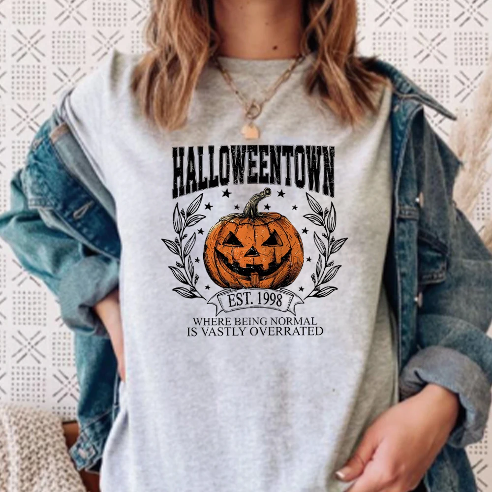 Halloweentown 1998 Shirt Halloween Shirt Halloween Pumpkin Shirts Vintage Fall Tee Women Clothes Unisex Short Sleeves Top