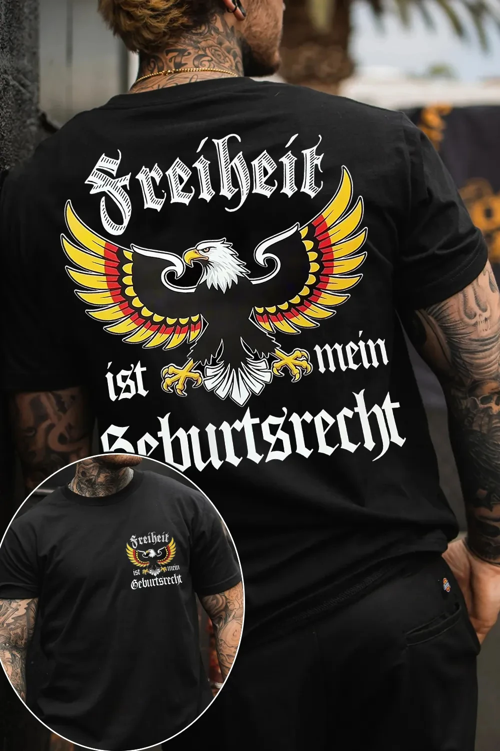 Fashion Deutschland Grafik-T-Shirt für Herren und Damen, Baumwoll-T-Shirts, Sommer, lässig, kurzärmelig, Rundhalsausschnitt, Kleidung, lockere Oberteile, Trend